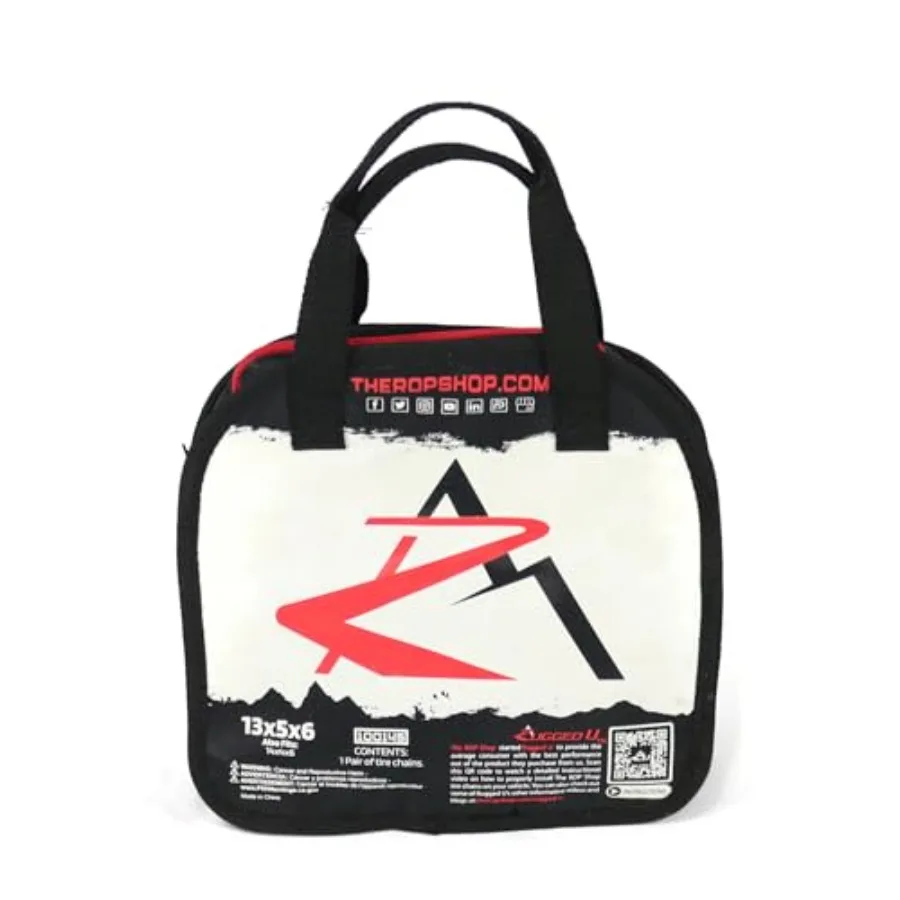 โซ่คล้องล้อรถ 2 เส้น ขนาด 15x5x6 สำหรับเครื่องเป่าหิมะ TroyBilt Ariens Husqvarna เพิ่มการยึดเกาะสำหรับการกำจัดหิมะหนาในฤดูหนาว