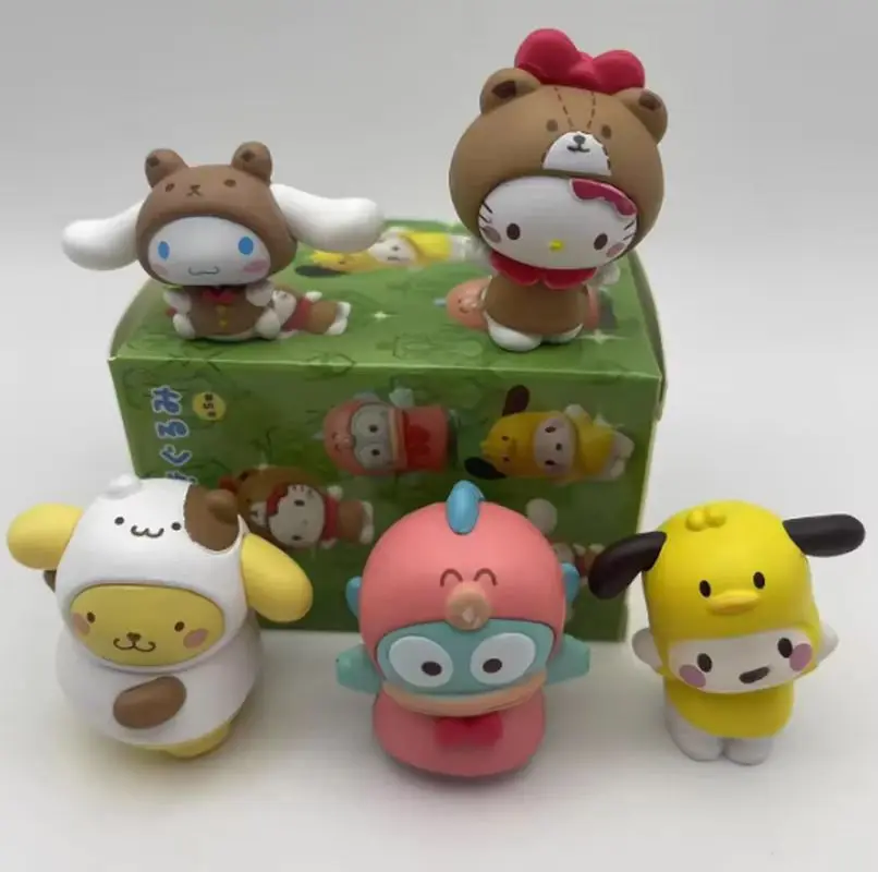 جديد في المخزون Kt القط شخصية الحيوان زي صندوق أعمى Yugui الكلب باشا الكلب لطيف حصان طروادة نمط سطح المكتب ديكور مفاجأة الهدايا