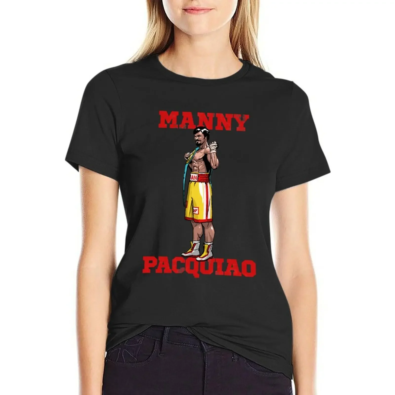 

Manny Pacquiao! T-Shirt plus size tops graphics Short sleeve tee summer tops t shirt for Women