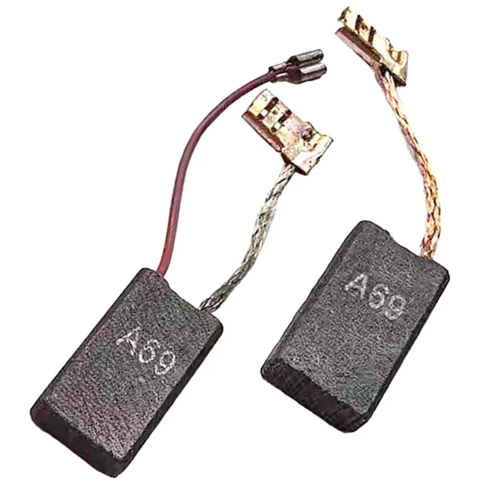 Replacement Carbon Brushes 2pcs for Bosch For 1617014144 1617014135 A69 6 3x12 5x23mm for GSH 5E Power Tool Motor Maintenance