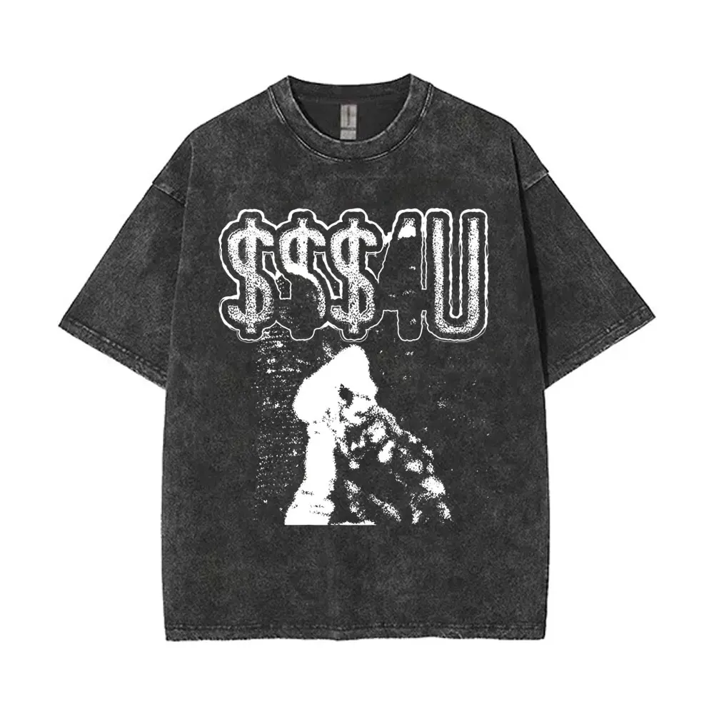 

Washed Vintage Rapper Partynextdoor with Drake SSS4U Some Sexy Songs 4 U Album 2025 T-shirt Men Women Hip Hop Oversized T Shirts