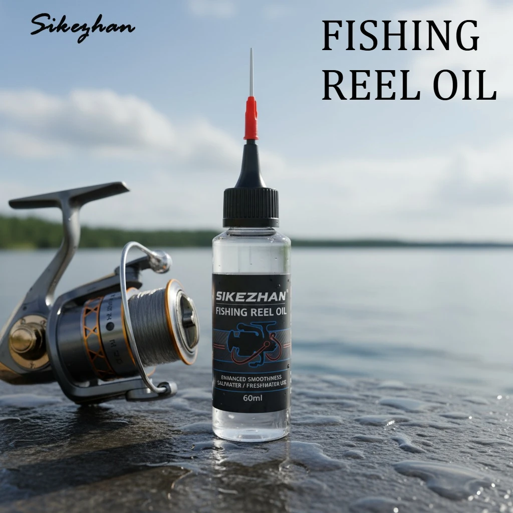 زيت بكرة الصيد بإبرة دقيقة – مزلق بكرة للصب السلس والحماية من التآكل، واستخدام المياه المالحة والمياه العذبة