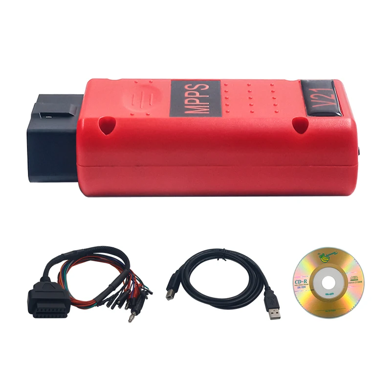 Herramienta de sintonización de Chip ECU MPPS V21, versión de desbloqueo Mpps V22, mejor que Mpps v18, mpps V16 principal + TRICORE + intermitente