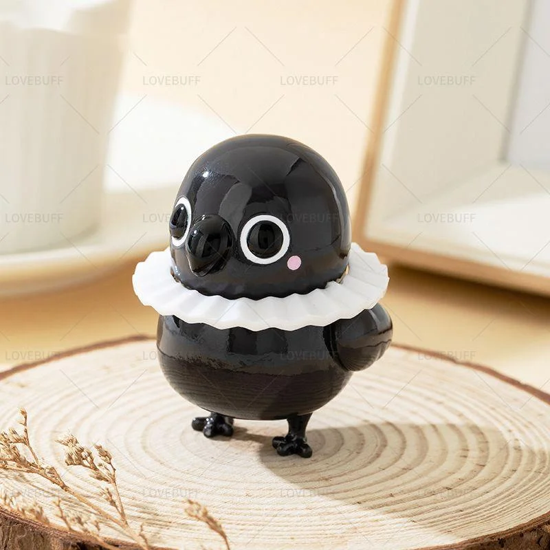 Love And Deepspace Sylus Resin Crow Statue Chic Chibi Moebius Keychain Cute Anime Character Keychain Holiday Gift For Friends