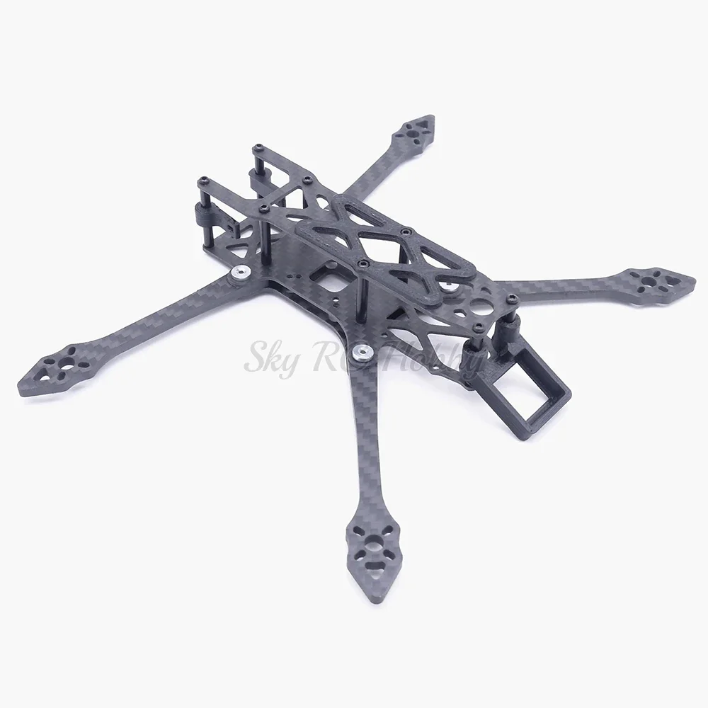 Range II LR4 3K Carbon Fiber 4 Inch 185mm Quadcopter Frame 4mm Arm Kit with 3D Printing Mounting Seat