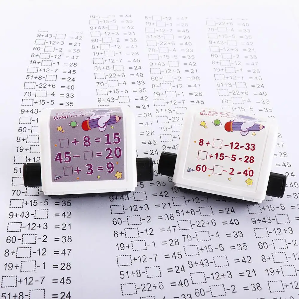 Math Blank Rolling Stamp, Calculando Tool, Drawing Scroll, Math Papelaria, Aritmética