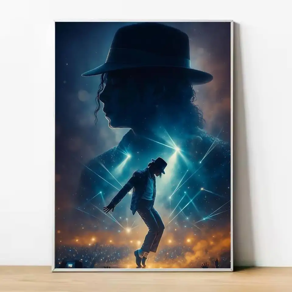 MJ Dance King Michael Jackson Poster HD Self Adhesive Waterproof