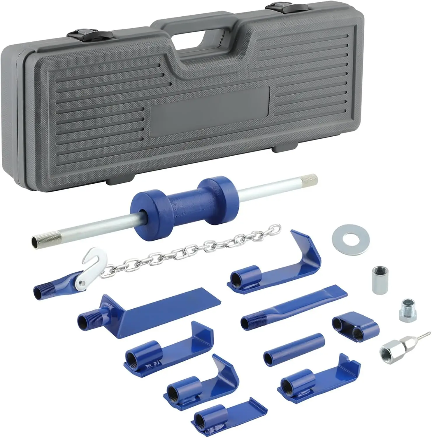 

13LBS Heavy Duty Car Dent Puller Slide Hammer Kit, 18-Piece Auto Body Repair Tool Set in Blue