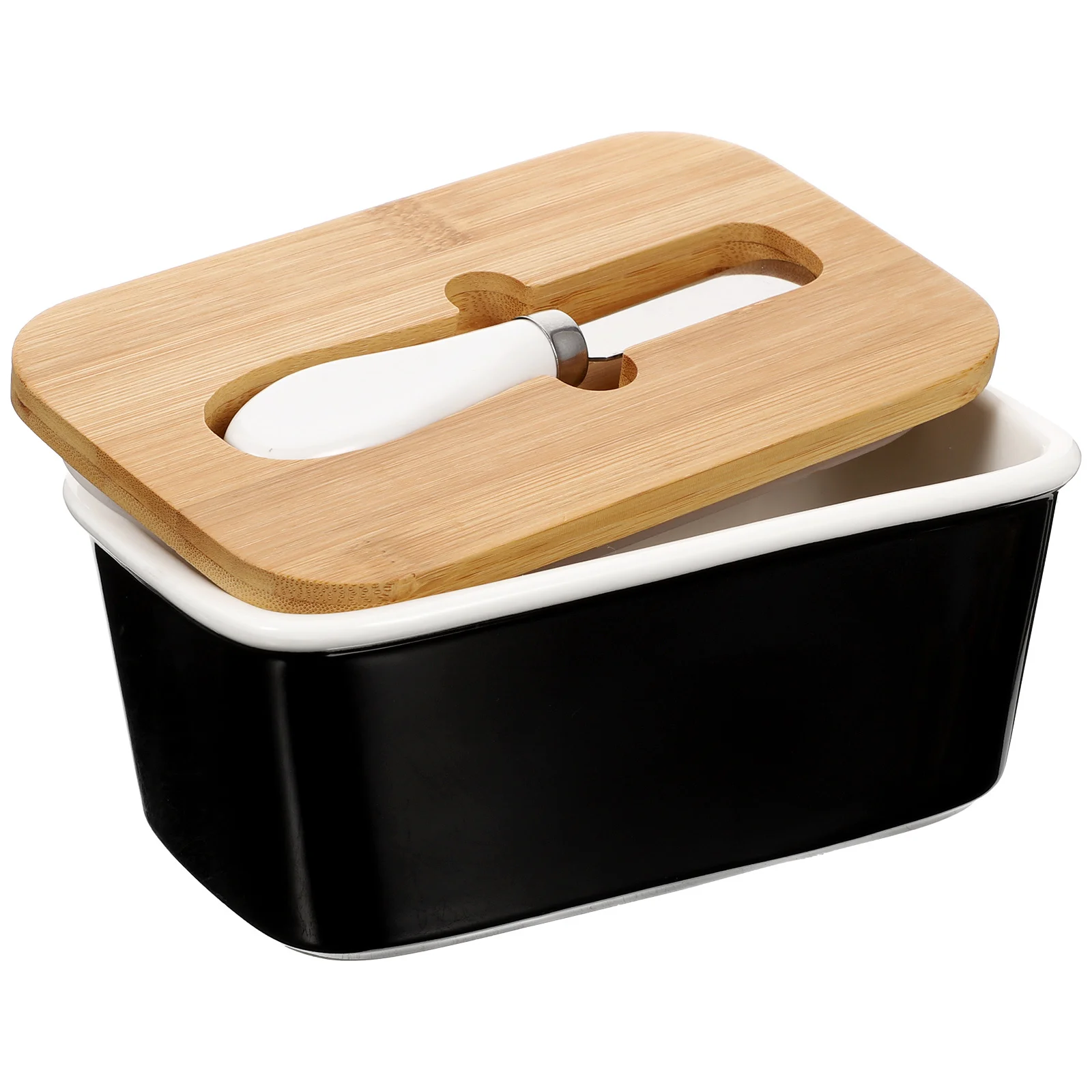 

Butter Box Set Sealed Dish Container for Counter Small Tool Ceramic Storage Containers with Lids Stainless Steel