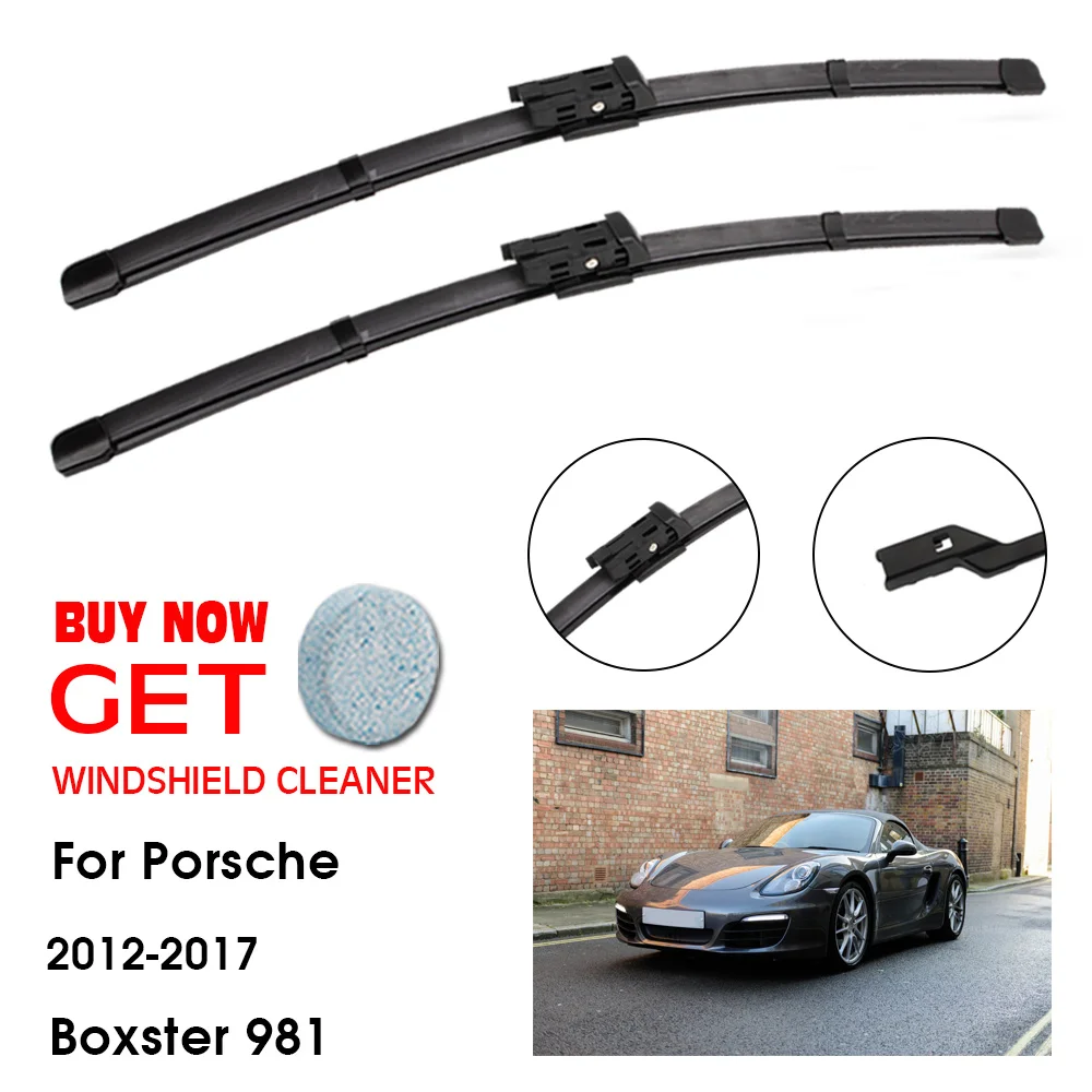 

Car Wiper Blade For Porsche Boxster 981 22"+21" 2012-2017 Front Window Washer Windscreen Windshield Wipers Blades Accessories