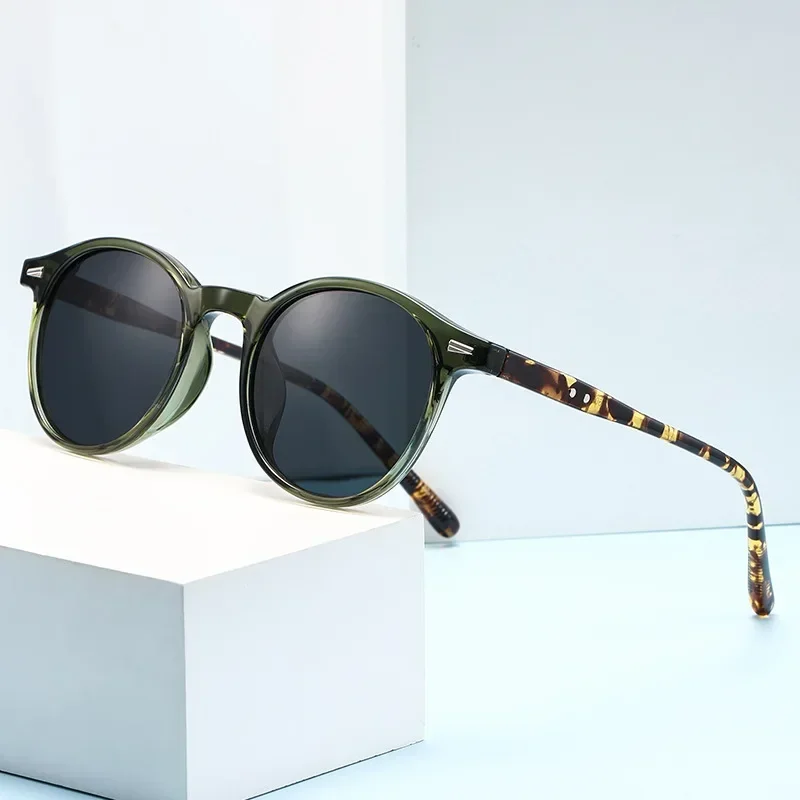 Small-Frame Round Myopia Sunglasses Retro Brand Designer Sun Glasses UV400 Shades Eyewear Men Goggles Diopter 0 To -4.0 image 3