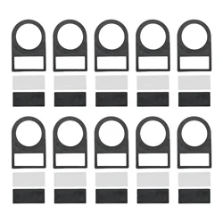 100pcs Push Button Switch Panel Label Box Button Mounting Size Quality Push Button Switch Label Plate Snap-in Indicator Marker