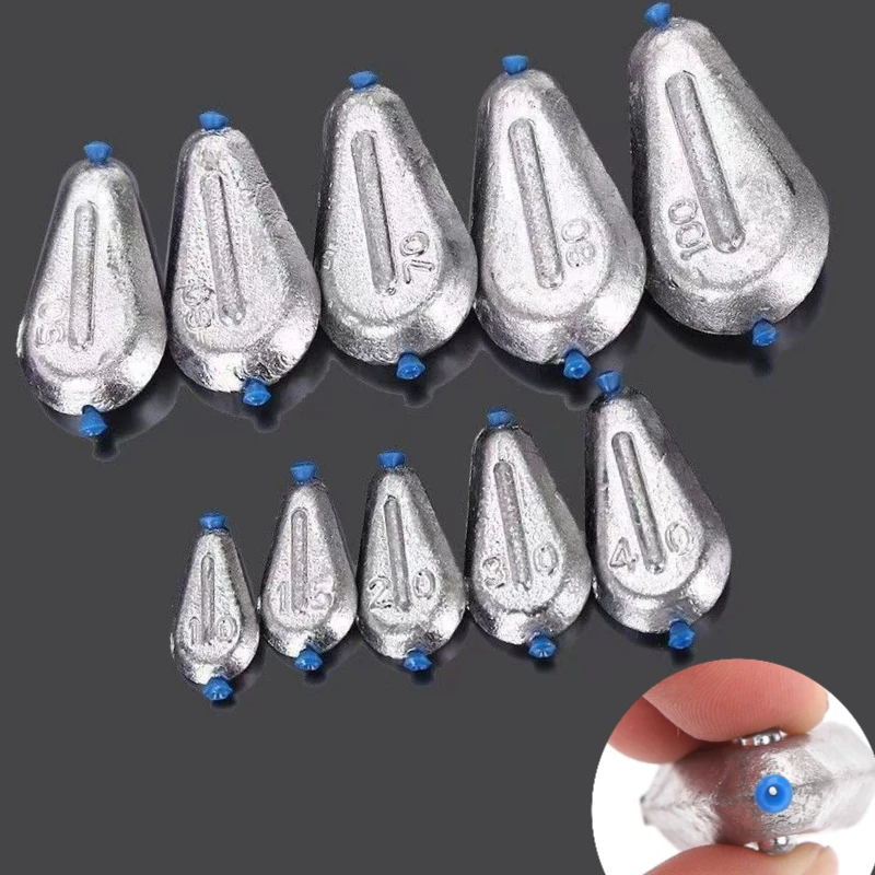 4 stücke Flache Blei Platinen mit Kunststoff Rohr Angeln Gewichte 20g/30g/40g/50g/60g Mehrere Wahl Blei Gewichte Angeln Werkzeuge Accessori