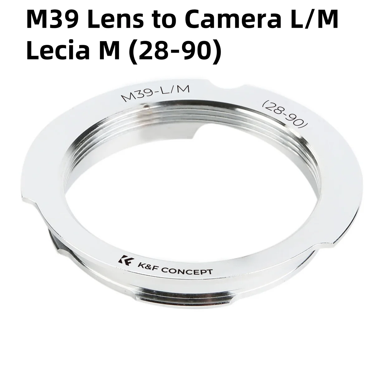 K&F CONCEPT Camera Lens Adapter voor M39 Lens naar Sigma Leica Panasonic Nikon Z Fuji X M4/3 Olympus L/M Sony E EOS R Mount Camera