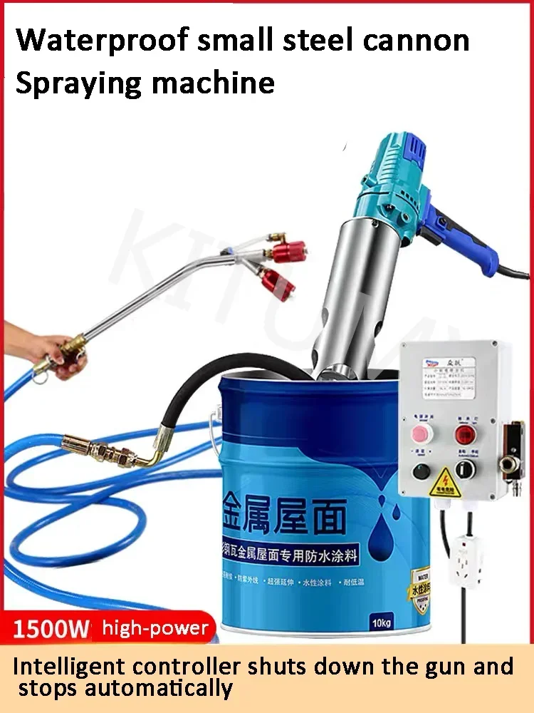 Multifunctional High Pressure Waterproof Spraying Portable Polyurethane Putty Cement Grouting Machine 220V/1500W