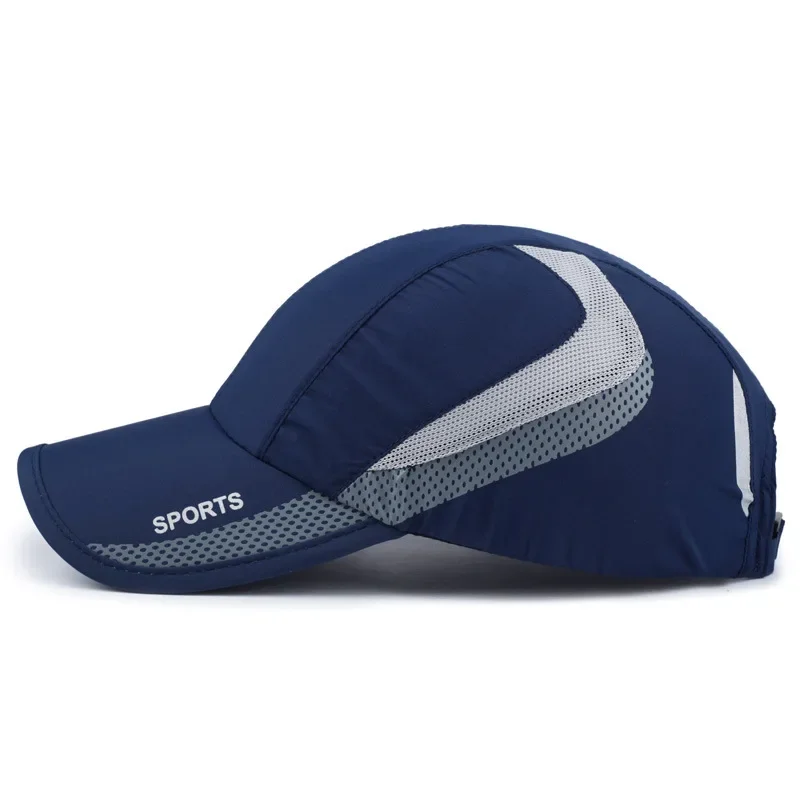 Geborduurd Buitensport Honkbal Mesh Hoed Hardloopvizier Sneldrogende Pet Zonwering Scrub Cap Hoeden Voor Dames Sportgereedschap