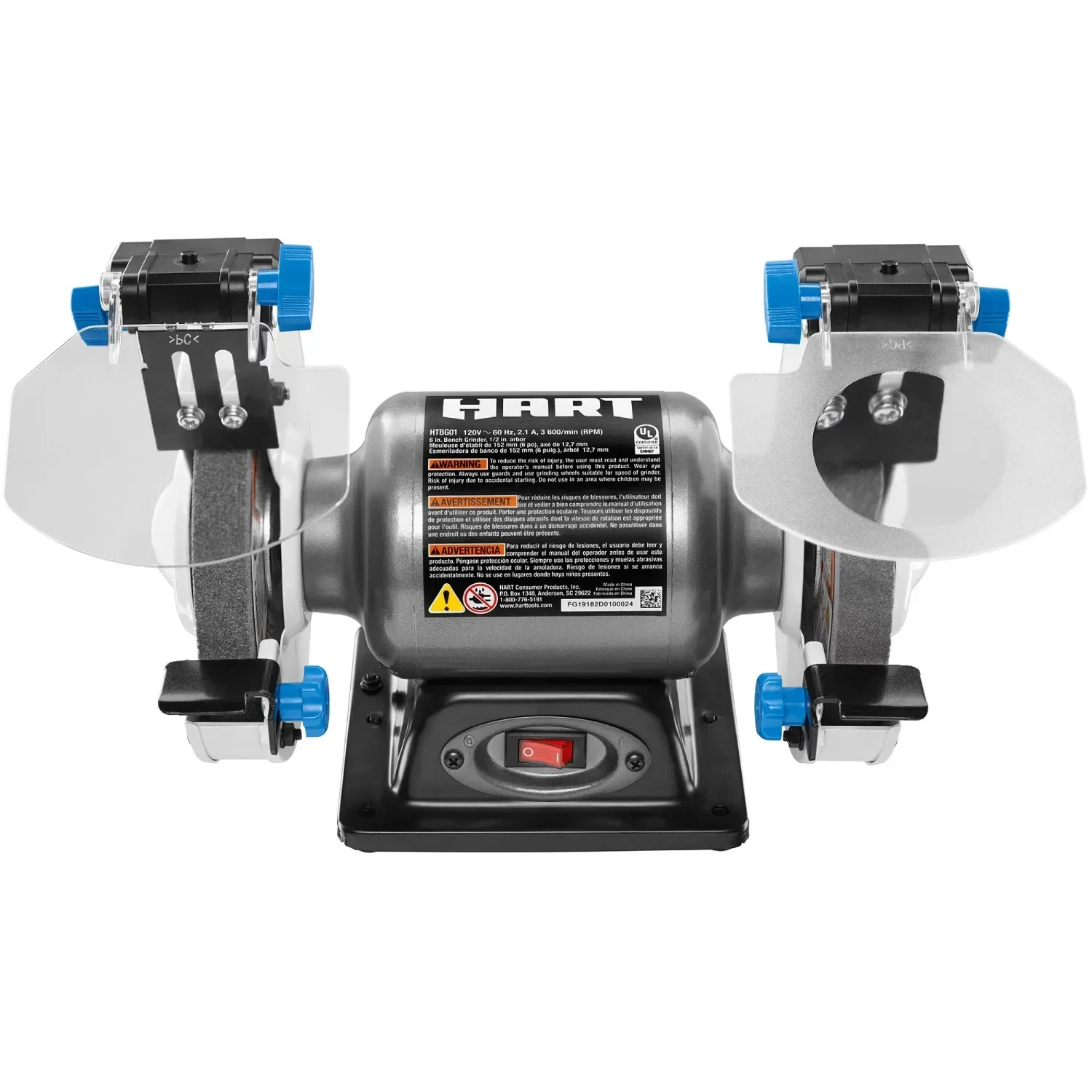 

6-дюймовая настольная шлифовальная машина 2,1 а, США, Новинка