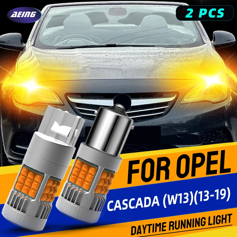 

For Opel Cascada W13 2013 2014 2015 2016 2017 2018 2019 Car LED Turn Signal Light Bulbs Direction Indicator Lamp Bulb Amber