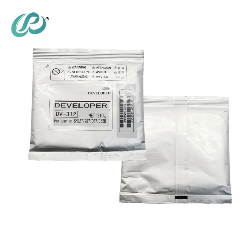 

1pcs DV312 BK210G Developer Powder for Konica Minolta Bizhub C226 C256 C287 C367 Color Copier Toner Powder