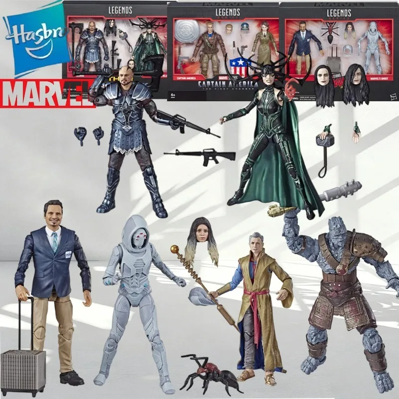genuine-hasbro-marvel-legends-thor-ragnarok-skurge-hela-captain-america-peggy-carter-6-action-figure-2-pack-set-in-stock