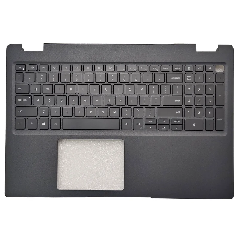 

US/UK/SP/RU/LA Palmrest Upper Case With Keyboard For Dell Latitude 3510 E3510 Black Color