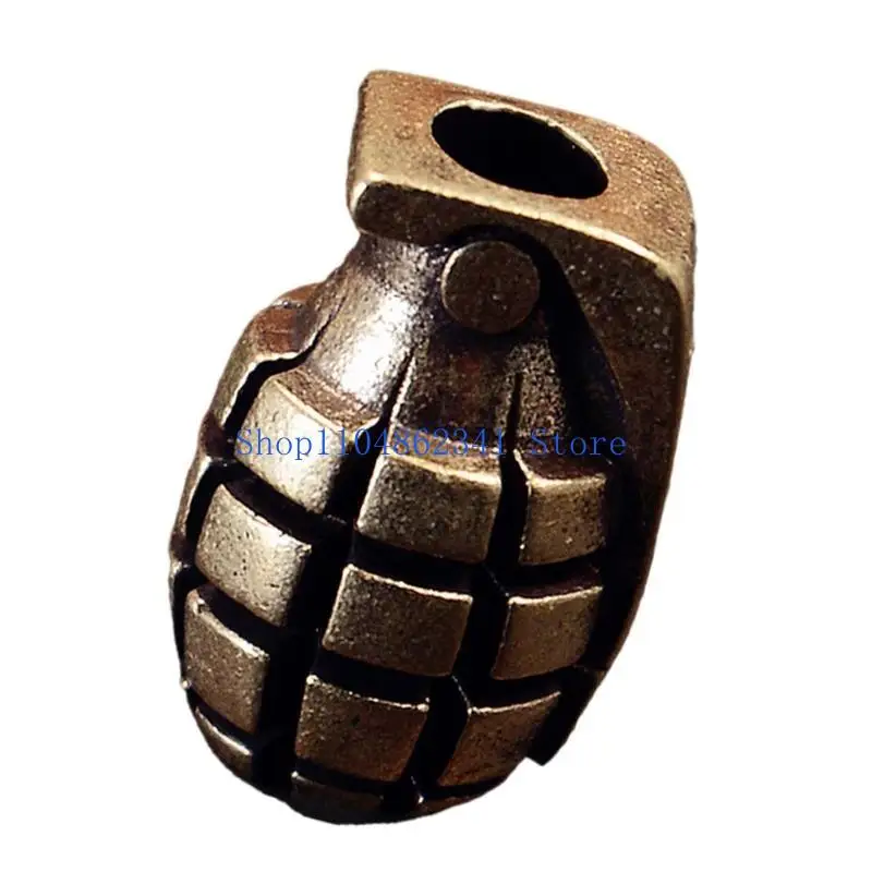 

5asd Retro Grenades Beads for Rope Braiding and Cultural Jewelry Design Rope Braiding Gear Cultural Crafts