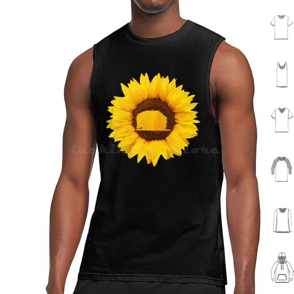 Echidna For Women Men Hedgehog Albino Sunflower Lover Tank Tops Print Cotton Hedgehog Yoga Hedgehog Yoga Hedgehog