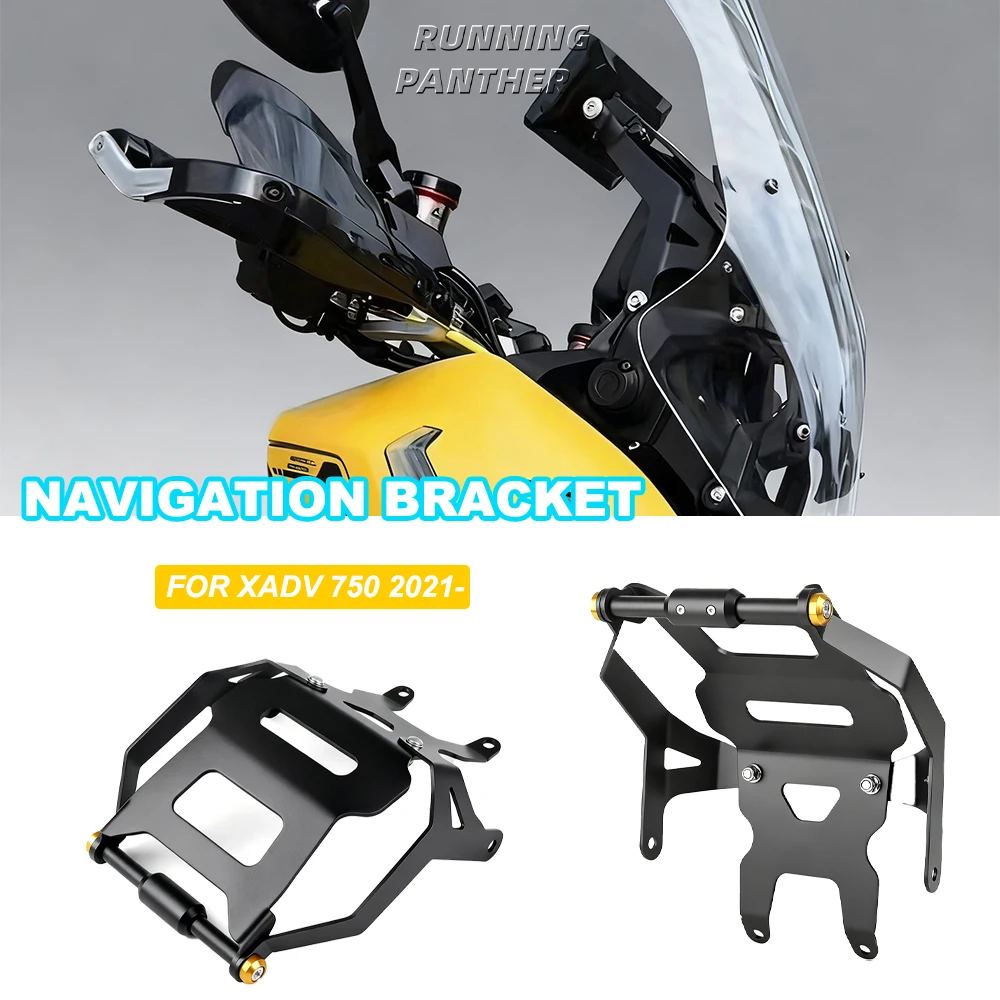 

X ADV для Honda XADV750 X-ADV 750 2021-2025 аксессуары для мотоциклов, держатель для мобильного телефона, подставка, GPS-навигационная пластина, кронштейн