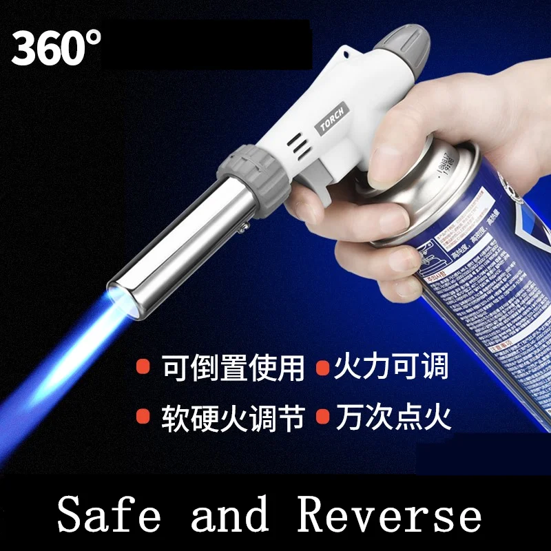 Welding Burner Flame Gas Torch Flame Gun Blowtorch Cooking Soldering Butane AutoIgnition gas-Burner Lighter Heating