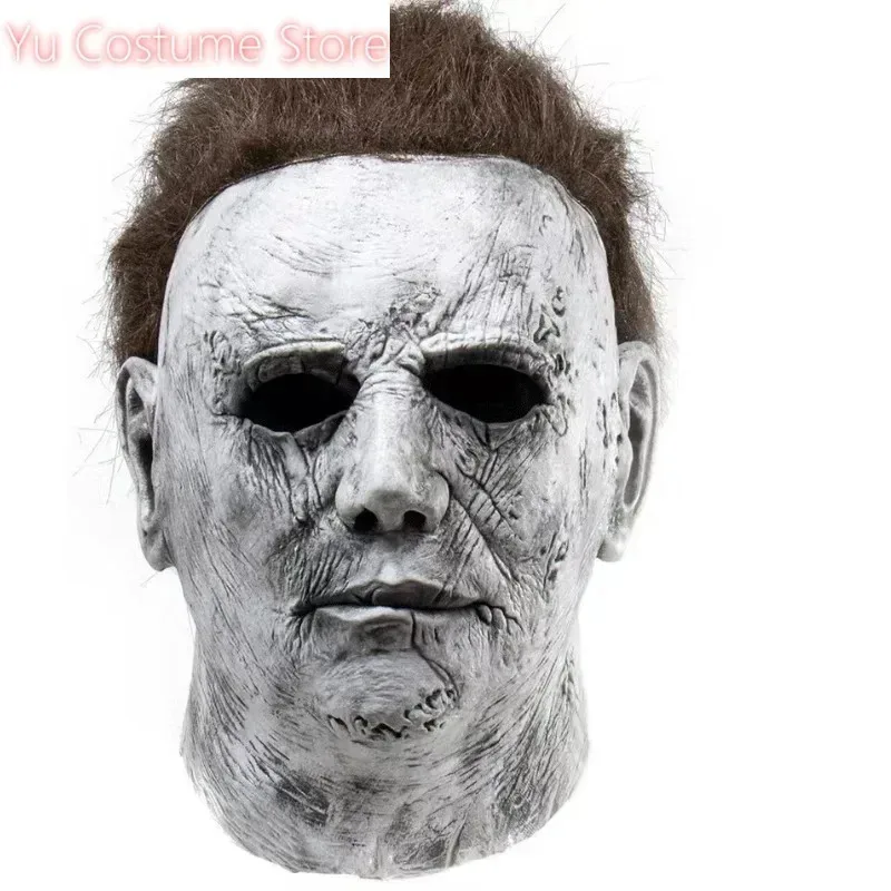 بدلة مايكل القاتل الدموي مايرز التأثيرية قناع الرعب زي حفلة الهالوين للبالغين من الرجال والنساء 5;c,8'z,6.k;s;3'v,6.h;8 #6