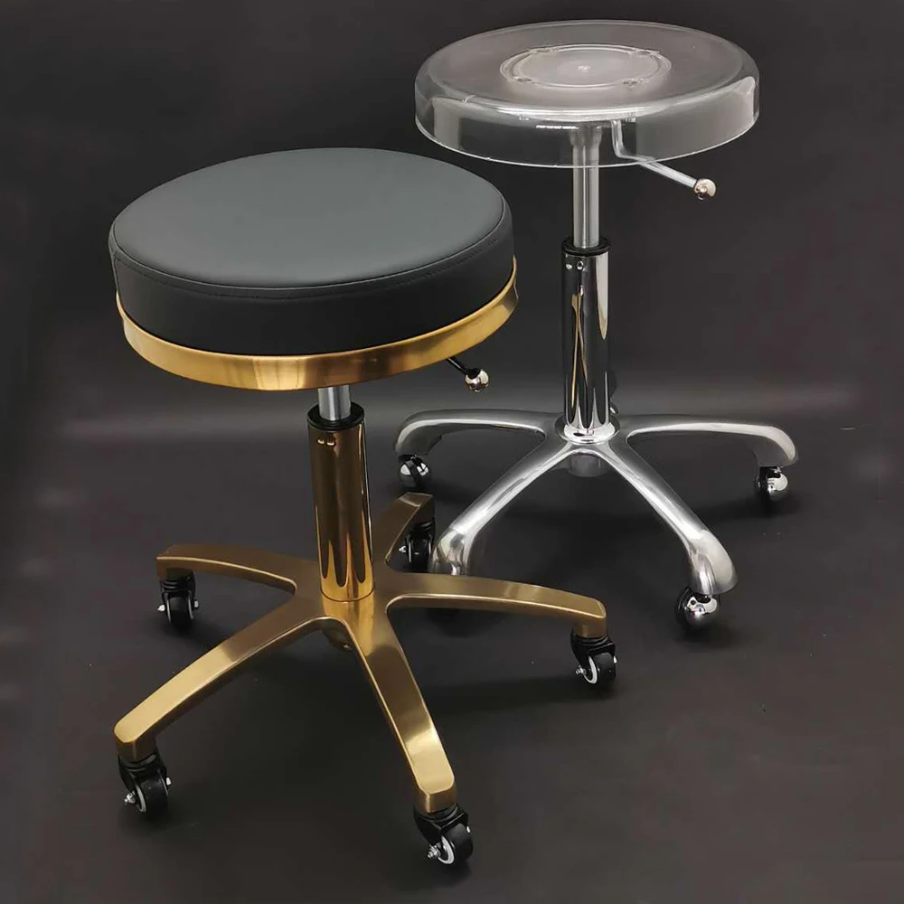 Backrest Beauty Stool Dining Chair Dressing Cafe Dentist Bar Chairs Spa Beauty Salon Furniture Tattoo Master Customized Stools