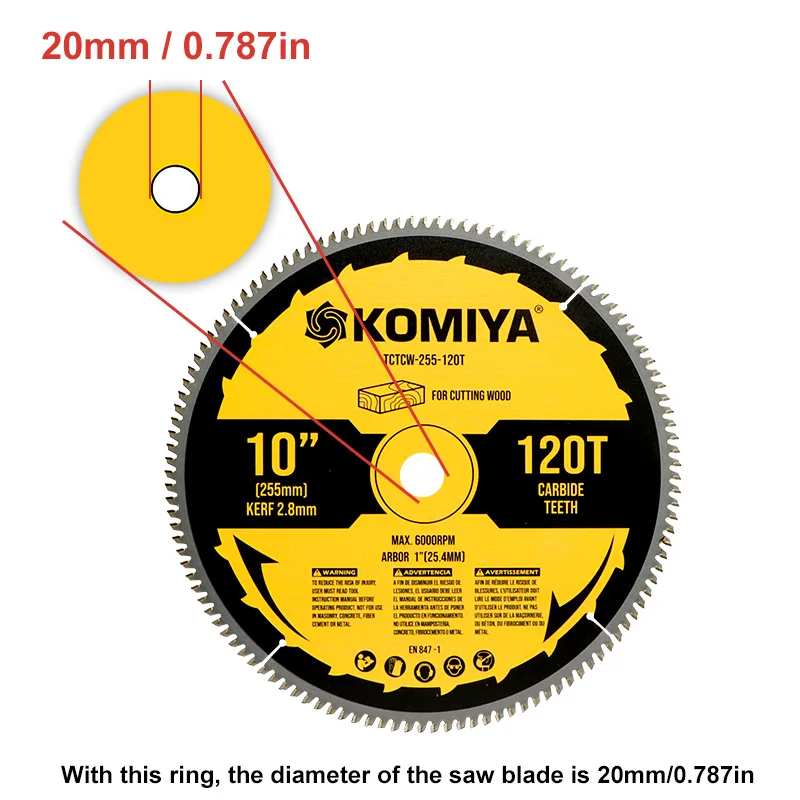 7,8,10,12, lâmina de 14 polegadas para madeira, alumínio, plástico, lâmina de serra circular
