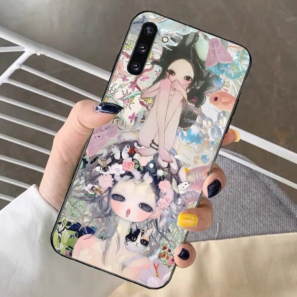 S-Selling Aya Takano Phone Case For Samsung Note 8 9 10 20 pro plus lite M 10 11 20 30 21 31 51 A 21 22 42 02 03