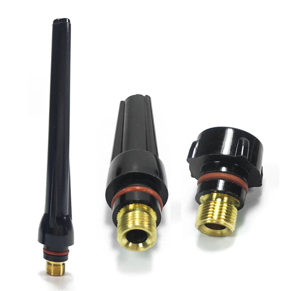 2025+ 71pcs TIG Welding Torch Accessories Kit Alumina Nozzle Collets Body Stubby Lens 12 Glass Cup Consumables Kit