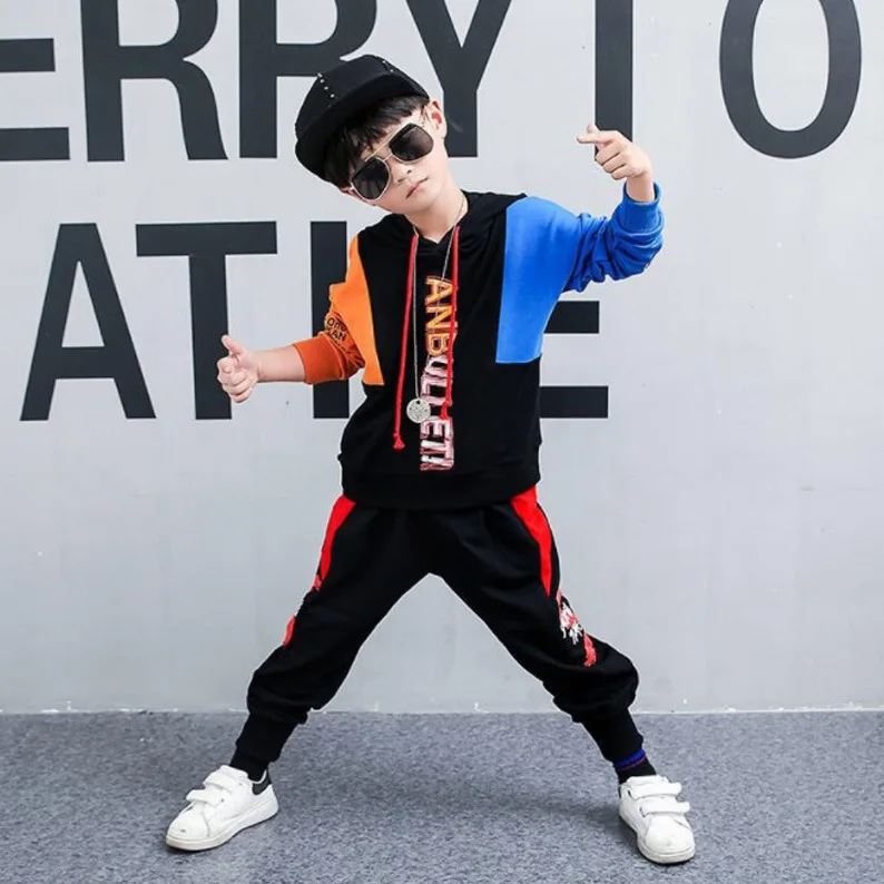 2023 Boys Clothes Children Set Sweatshirt hooded + Leggings Ankle-tied Pants Tracksuits winter Autumn Kids Suit 9 10 11 12 Year