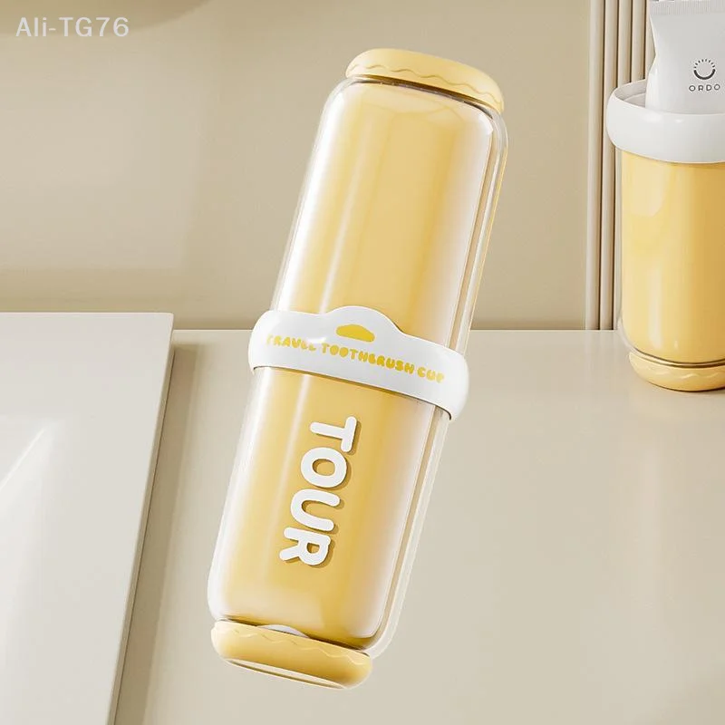 [P] Portable Wash Cup Toothbrush Cup Mouthwash Cup Toothbrush Household Set Tooth Cylinder Toothbrush Toothpaste Storage Box