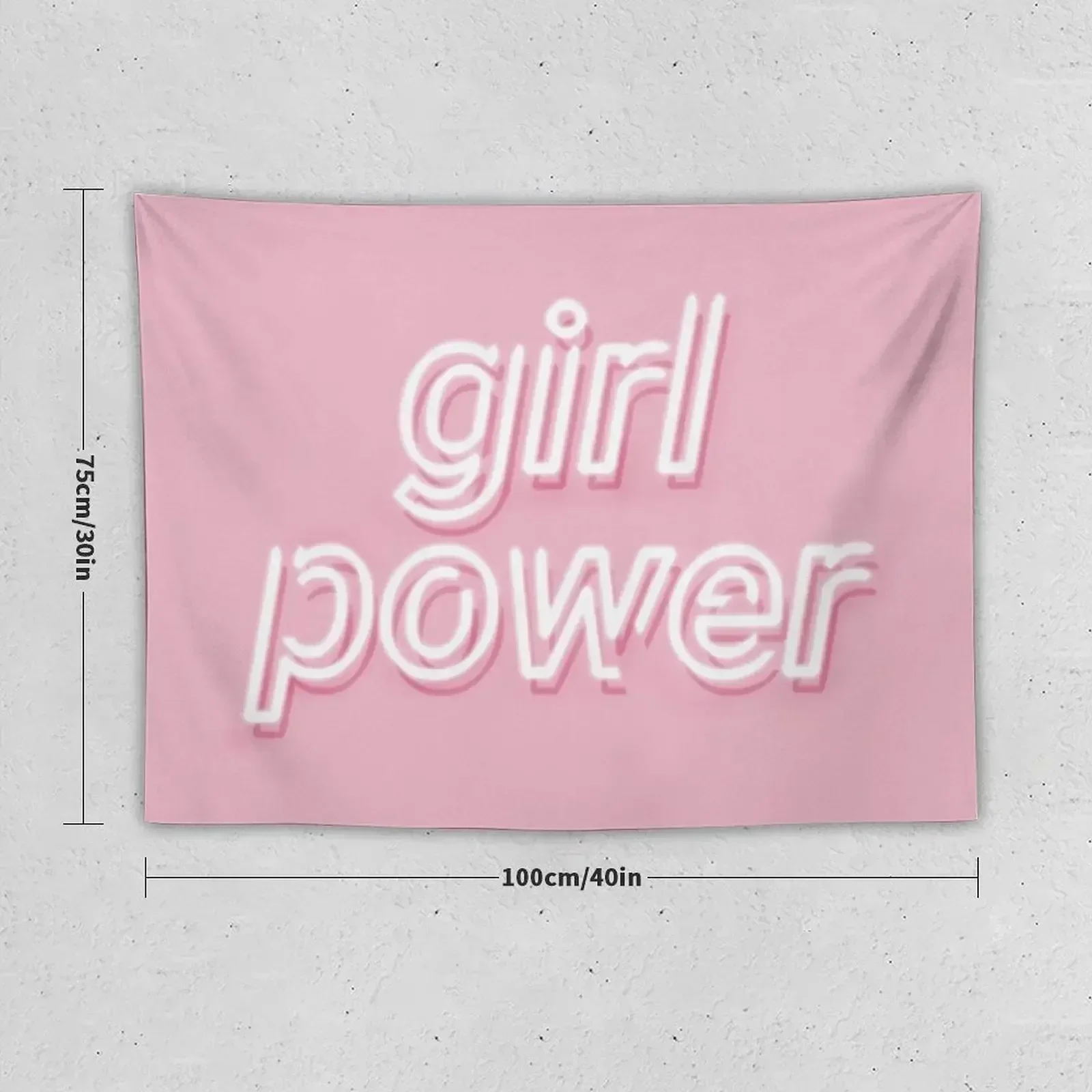 GIRL POWER Tapestry Aesthetic Room Decorations Anime Decor Aesthetic Decoration Tapestry