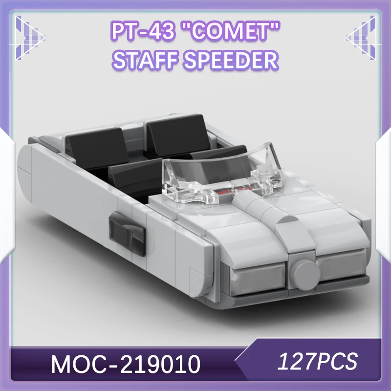 

127PCS Star Battle PT-43 "Comet" Staff Speeder Science Fiction Building Block Space Concept Model Toy Popular Movie MOC-219010