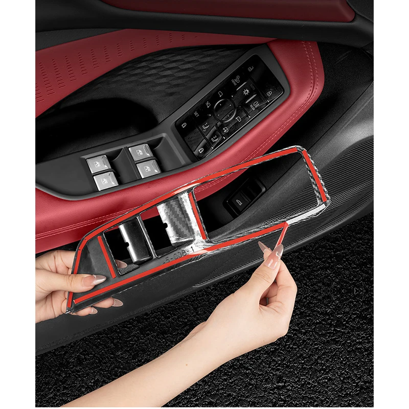 

Новые автомобильные аксессуары для Audi A5 2025-2026: Декоративная накладка на панель управления стеклоподъемниками из АБС-пластика, аксессуары для дверей автомобиля