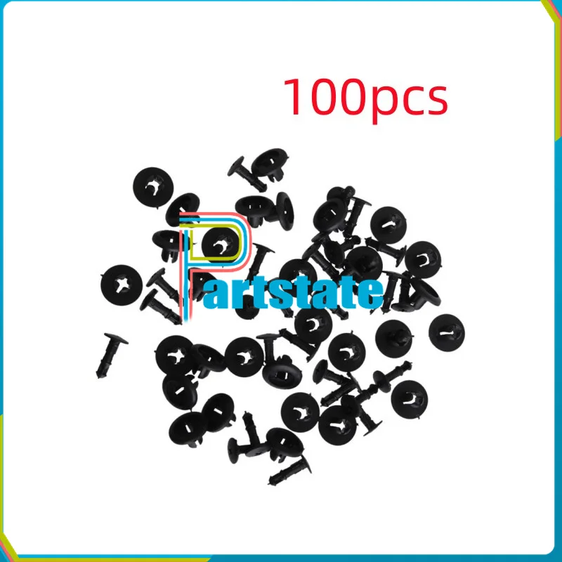 BC1D56145 100PCS Push-Type Bumper Fastener Rivet Retainers Fits For Mazda