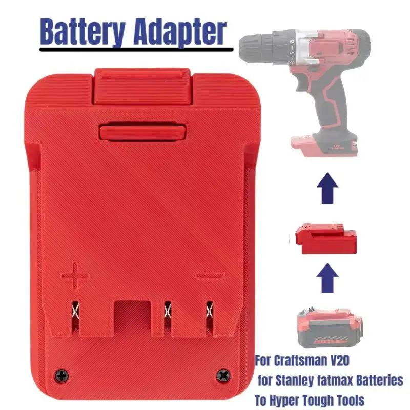 Адаптер аккумулятора-конвертера для Craftsman V20 для электроинструмента Stanley fatmax в Hyper Tough 20 Вольт 20 В MAX ( ﻿ Только адаптер)