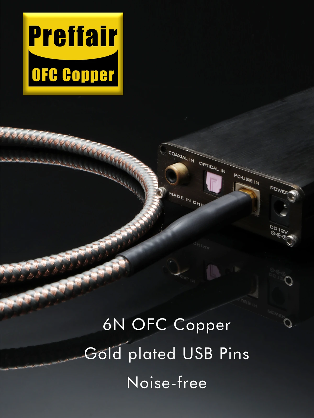 Preffair Hochwertiges USB2.0 Typ A zu B Drucker-/Scanner-Kabel mit Hoher Geschwindigkeit für Drucker, Monitore, Externe Festplatten und Scanner – Detail 7