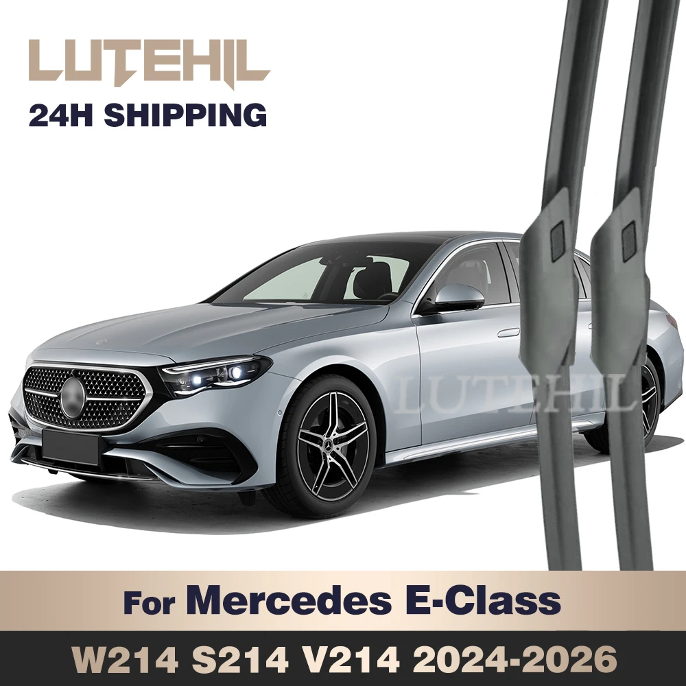 

Для Mercedes-Benz E-Class W214 S214 V214 2024-2026 2025 щетки переднего стеклоочистителя лобовое стекло щетка 24 "+ 22"