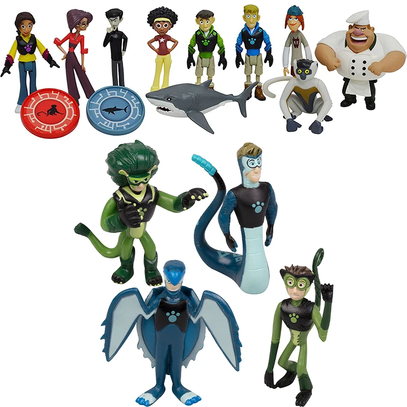 Original wilde Kratts setzt Brinquedo Anime Action figur Tiere Spielzeug Kreatur Power Anzug Sammlungen Modelle Kinder Spielzeug Geschenke