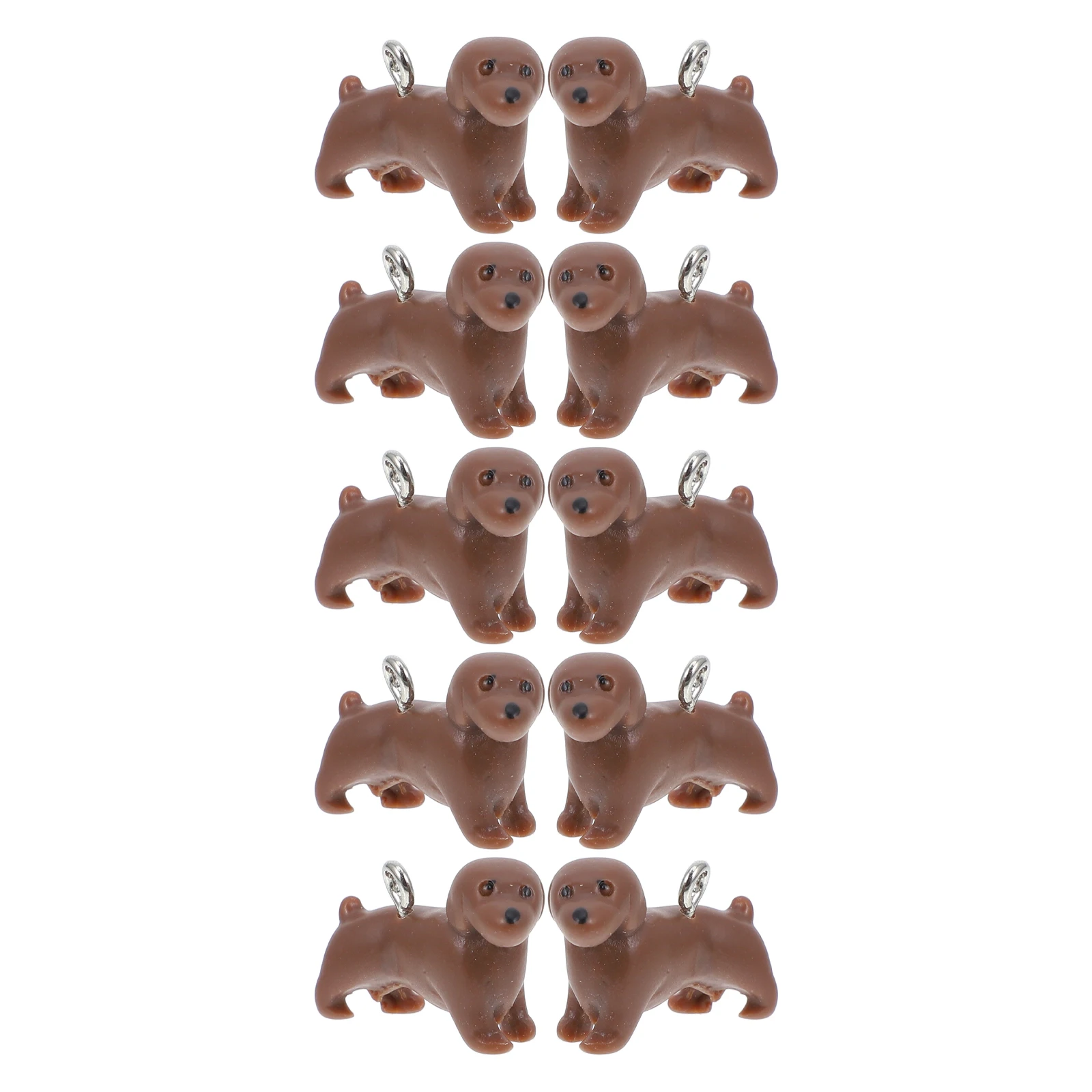 

10pcs Dog Pendants Dachshund Charms Jewelry Making Crafts Dog Diy Pendant Cute Puppy Necklace Earrings Accessories