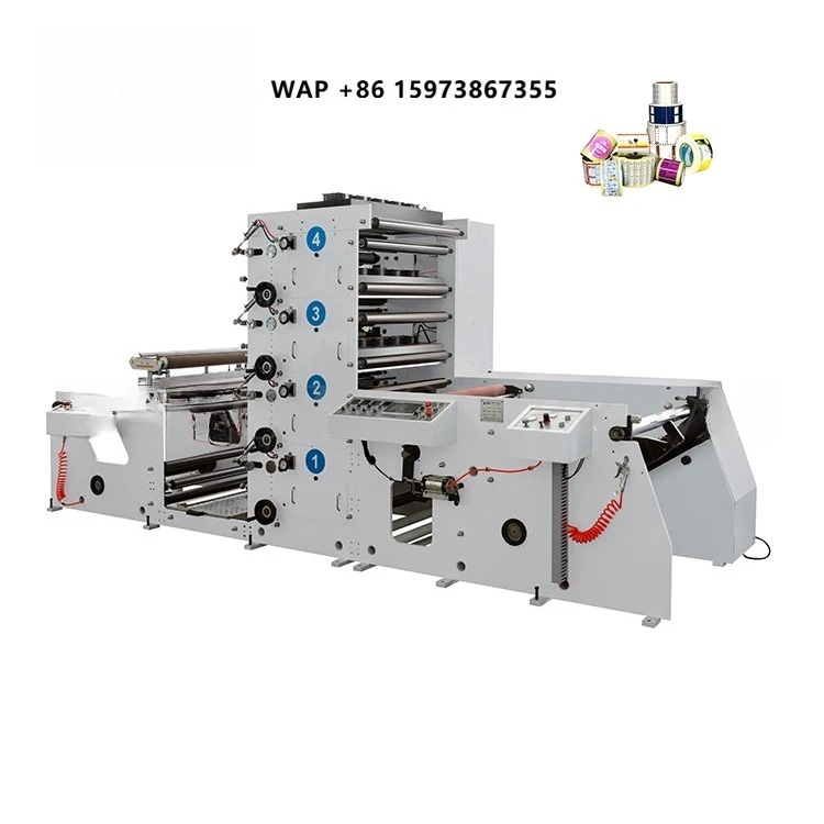 Máquina de Impressão Flexográfica Totalmente Automática de 6 Cores |   Máquina de Impressão Flexográfica de Alta Velocidade para Bobinas de Papel BOPP