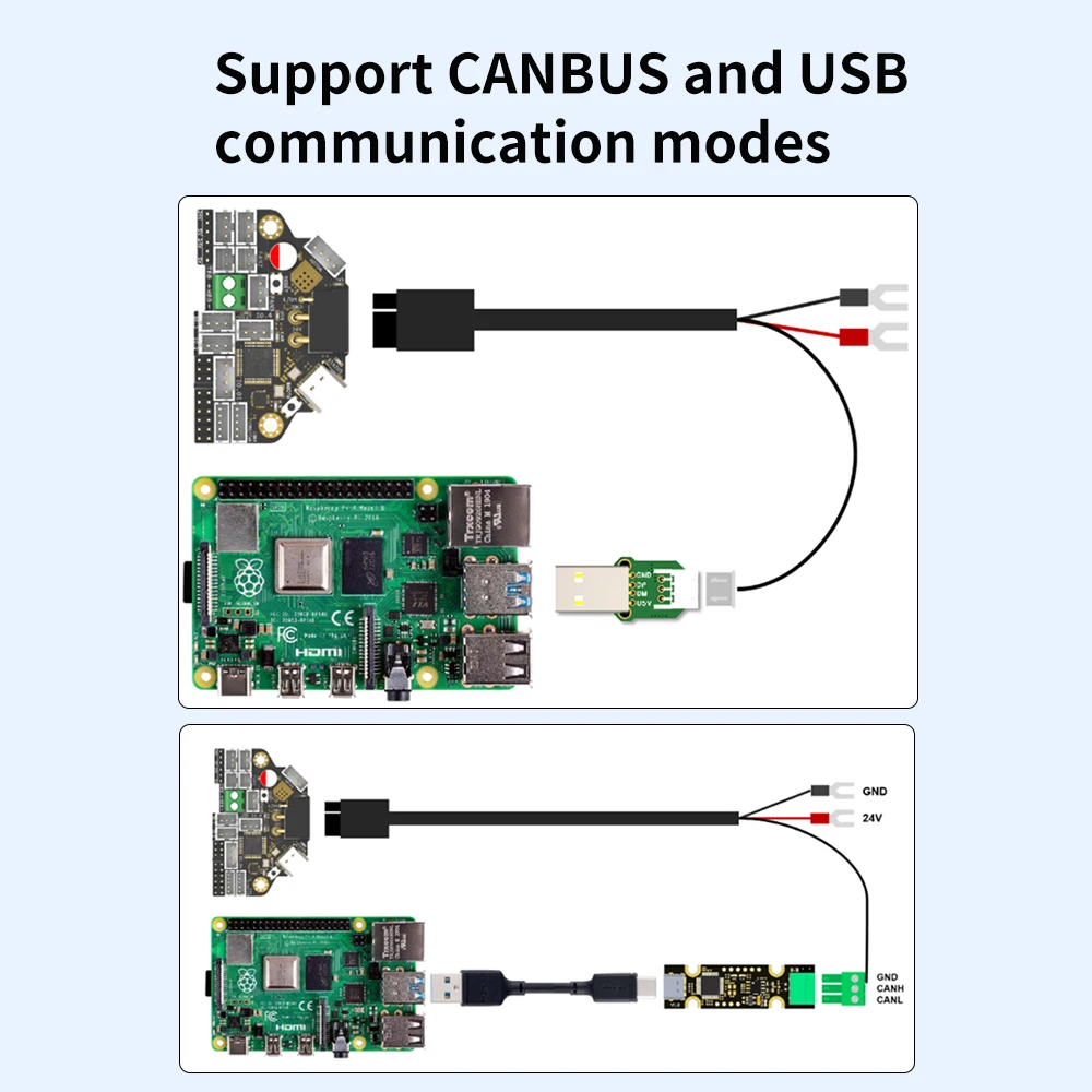 FYSETC H36 v1.3 كومبو مقاومة درجات الحرارة العالية كليبر Canbus أداة المجلس للمحرك على متن الطائرة TMC2209 #5