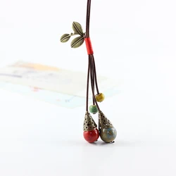 Miredo jewelry wholesale simple ceramic necklaces women's mothers gift necklace pendant #1463