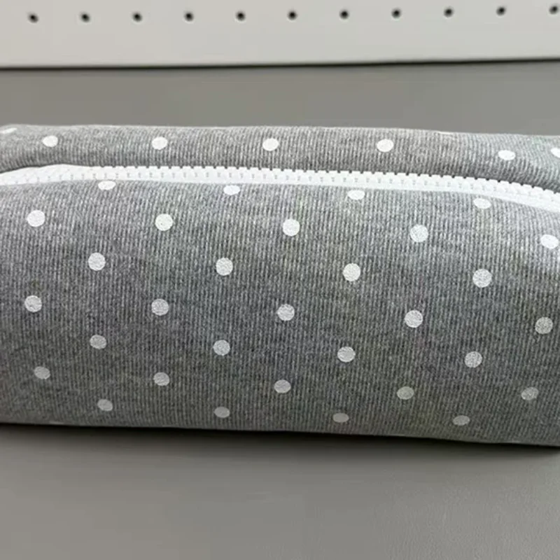 Polka Dot Design Pencil Case Large-capacity Soft Touch Pen Bag Stationery Pouch Stationery Organizer Back To School