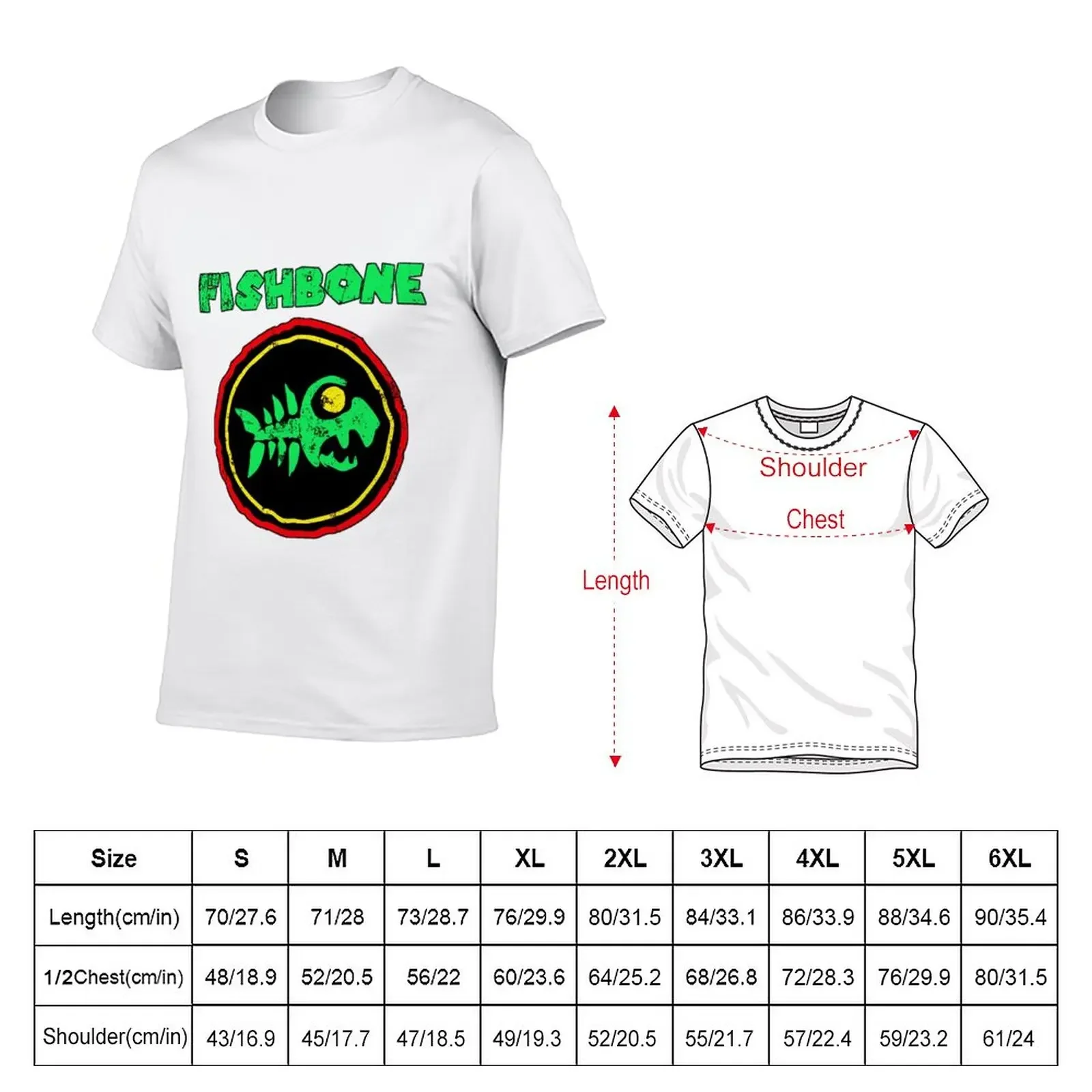 New fishbone T-Shirt sports fan t-shirts Blouse custom t shirts graphic t shirt mens graphic t-shirts